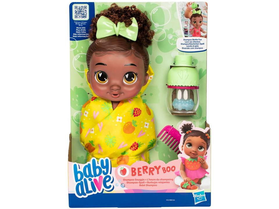 Boneca Baby Alive Harper Hugs Bebê Shampoo - 5