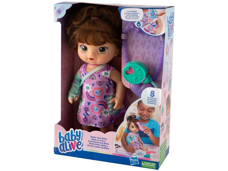 Boneca Baby Alive Hora da Consulta Morena - 8