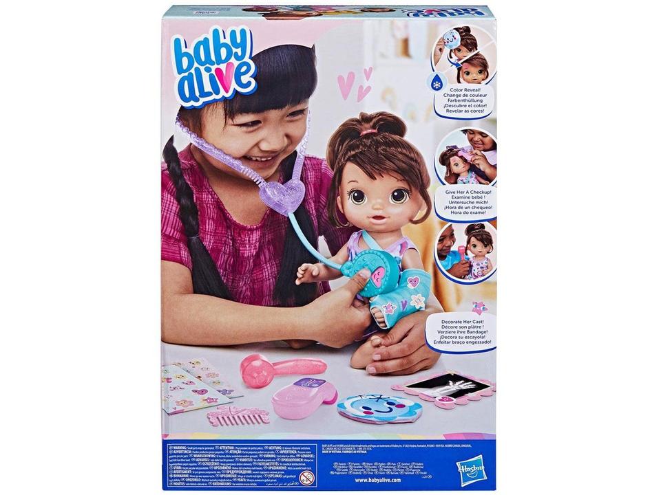 Boneca Baby Alive Hora da Consulta Morena - 9
