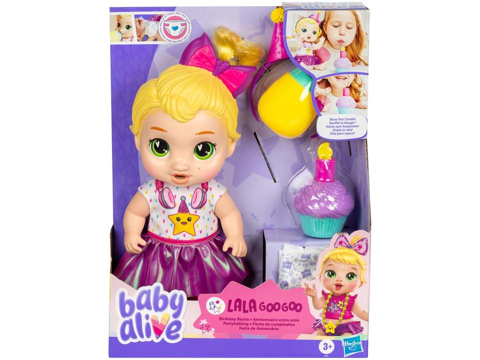 Boneca Baby Alive LaLa GooGoo Festa de Aniversário - 3