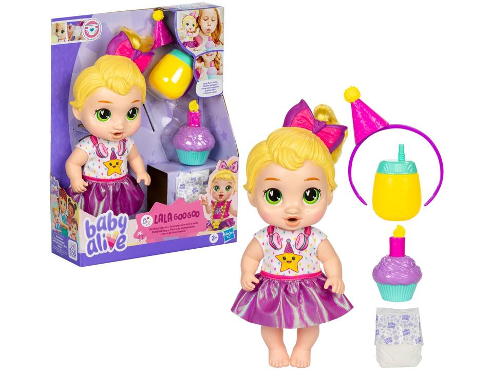 Boneca Baby Alive LaLa GooGoo Festa de Aniversário - 2