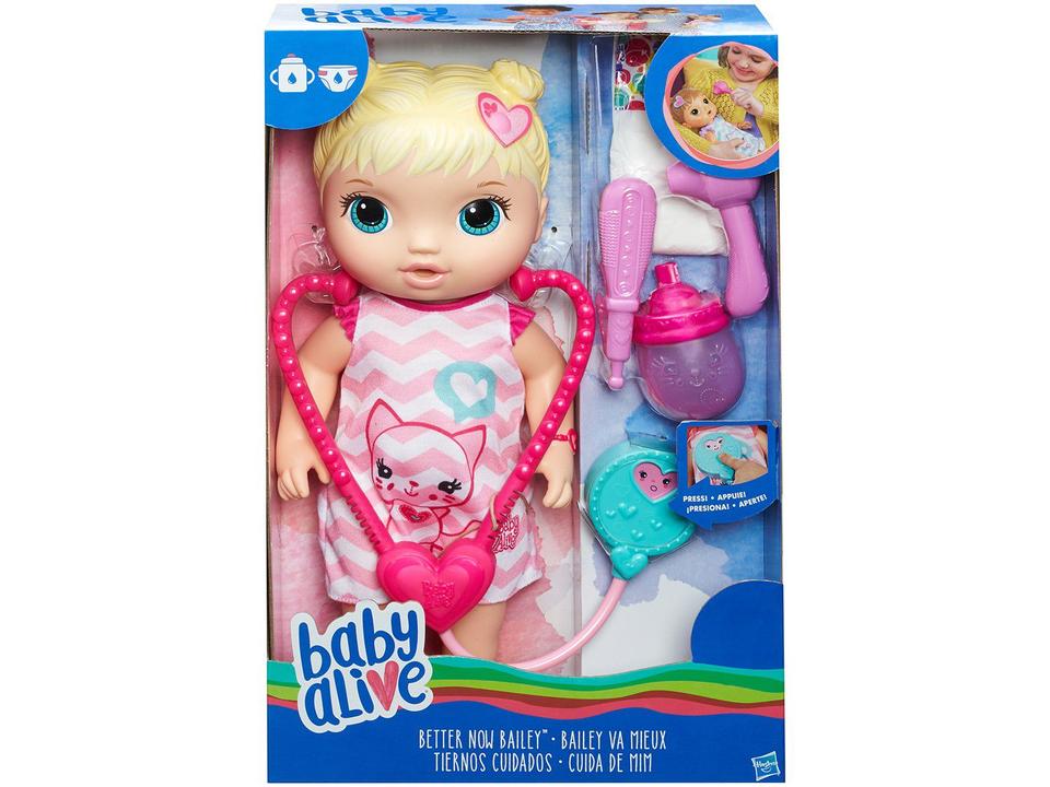 Boneca Baby Alive Loira Cuida De Mim - 6