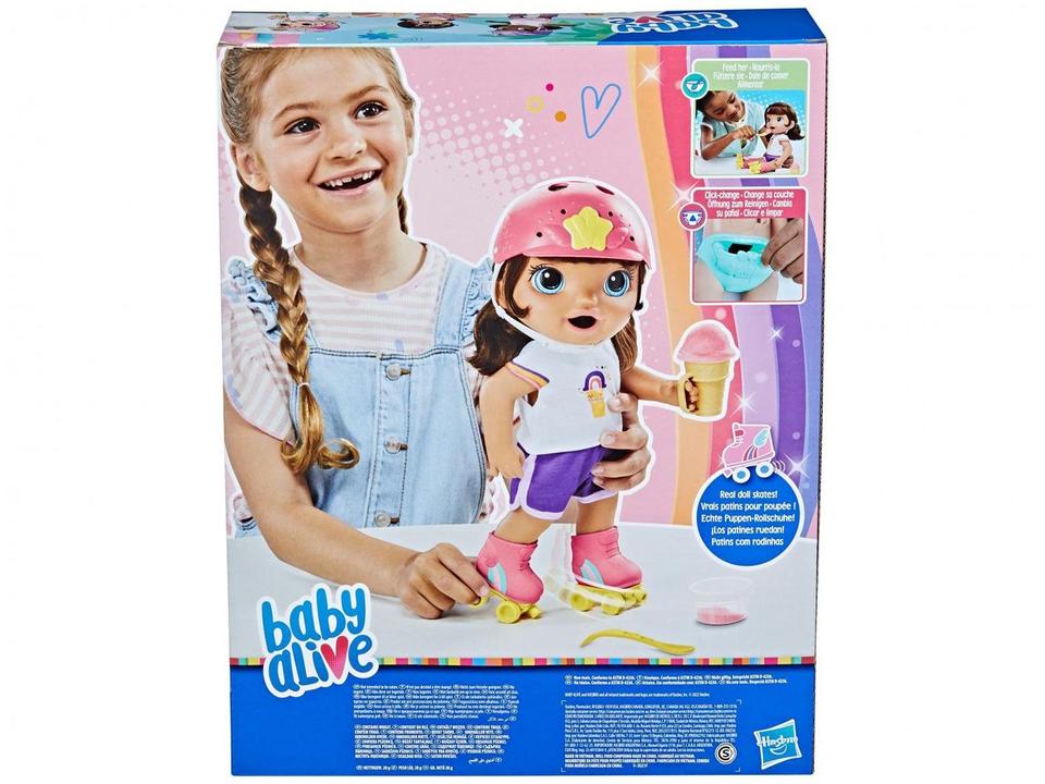 Boneca Baby Alive Patinadora - 10