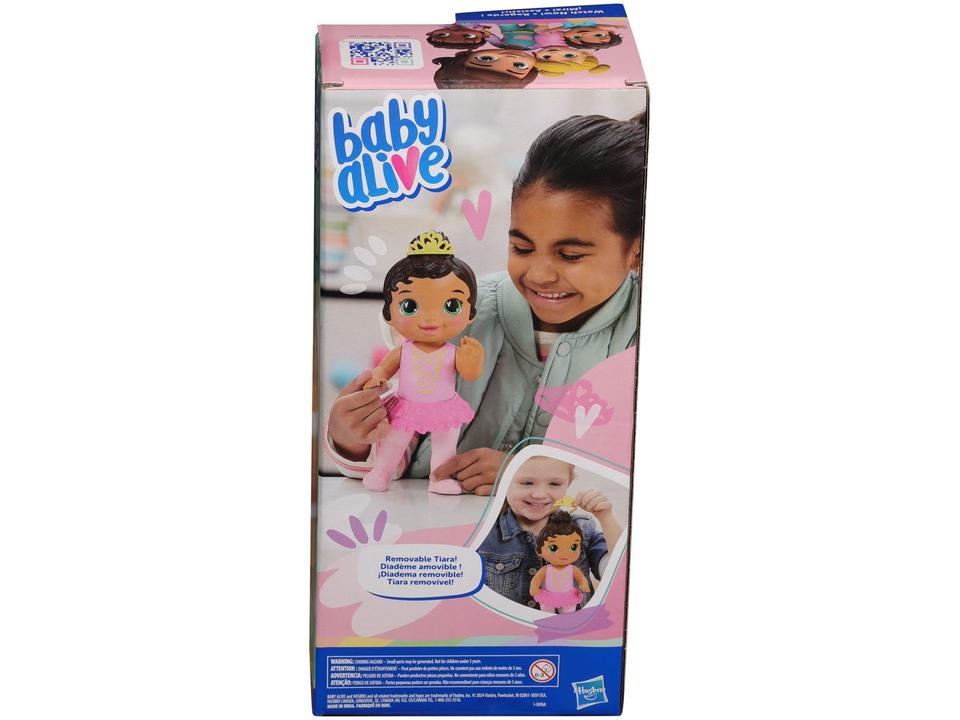 Boneca Baby Alive Princesa Bailarina com Tiara - 3