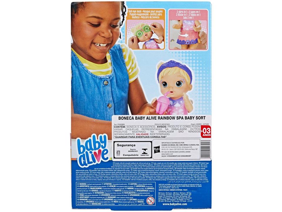 Boneca Baby Alive Rainbow Dia de Spa - 3