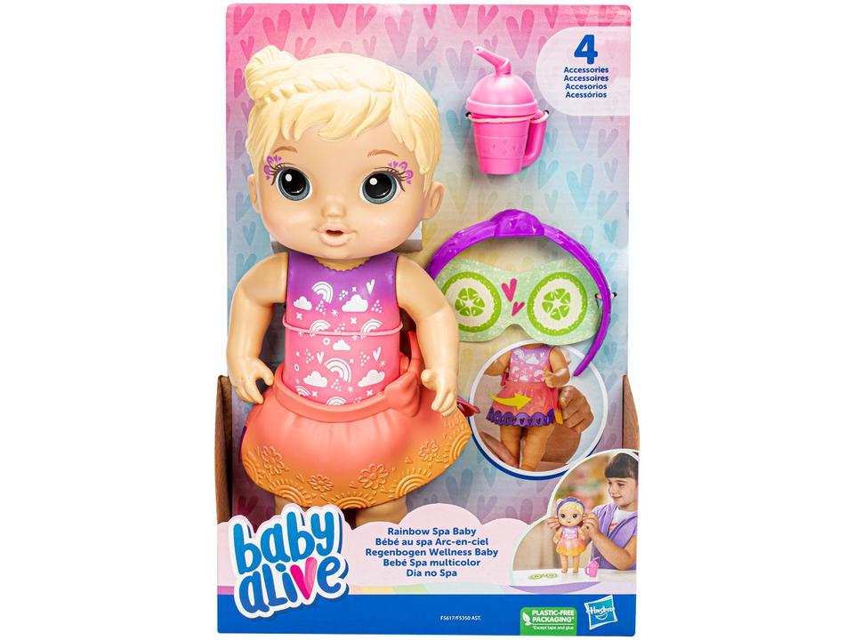 Boneca Baby Alive Rainbow Dia de Spa - 2