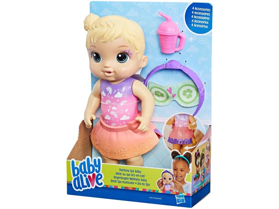 Boneca Baby Alive Rainbow Dia de Spa - 1