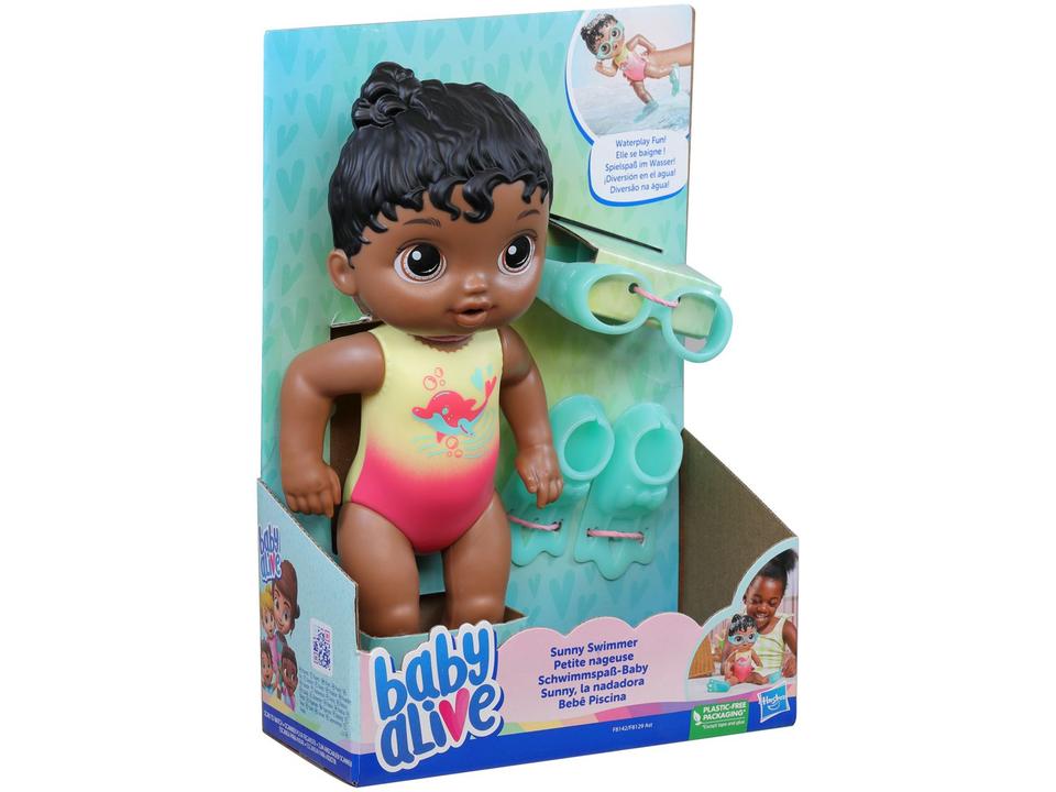 Boneca Baby Alive Sunny Swimmer com Óculos - 7