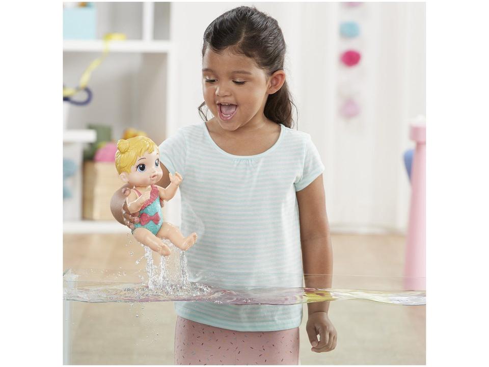 Boneca Baby Bebê Banhos Carinhosos Loira - 4