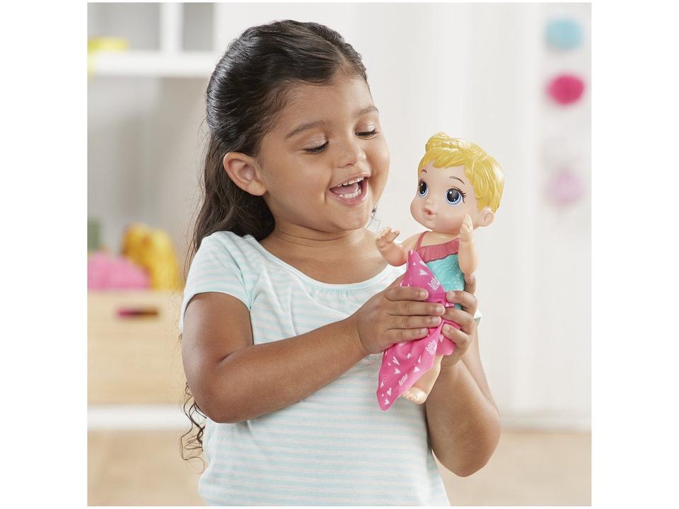 Boneca Baby Bebê Banhos Carinhosos Loira - 5