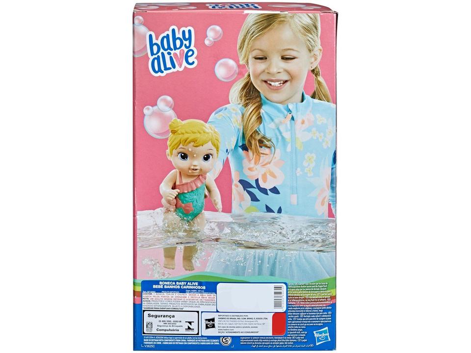 Boneca Baby Bebê Banhos Carinhosos Loira - 7