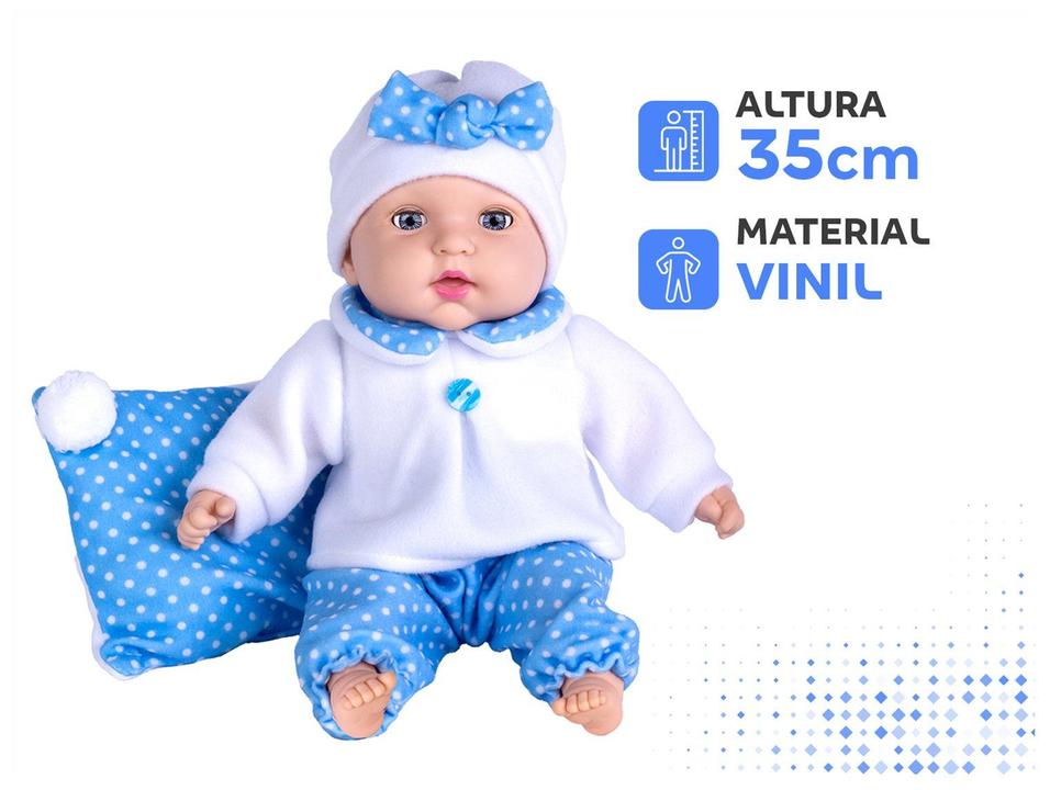 Boneca Baby Moments Reborn com Travesseiro - 2
