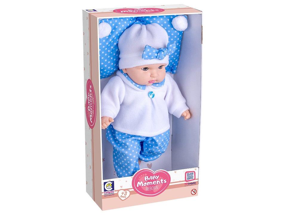 Boneca Baby Moments Reborn com Travesseiro - 4