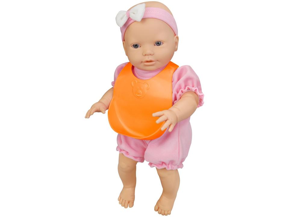 Boneca Baby New Mini Bebê Mania com Babador - 1