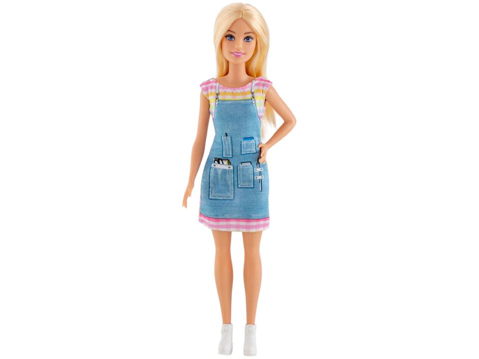 Boneca Barbie Barista com estação de cafeteria, bebidas e acessórios. Crie histórias cheias de sabor, criatividade e diversãO: - 1