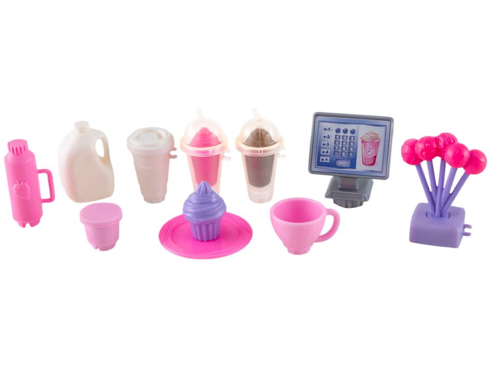Boneca Barbie Barista com estação de cafeteria, bebidas e acessórios. Crie histórias cheias de sabor, criatividade e diversãO: - 8