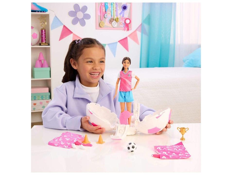 Boneca Barbie Career Burst Jogadora de Futebol - 1