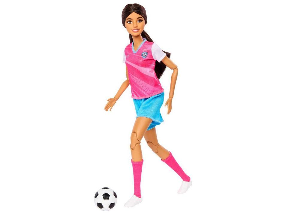 Boneca Barbie Career Burst Jogadora de Futebol - 5