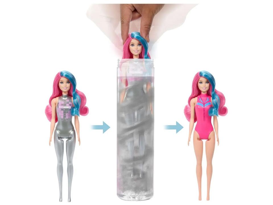 Boneca Barbie Color Reveal Moda Disco - 3