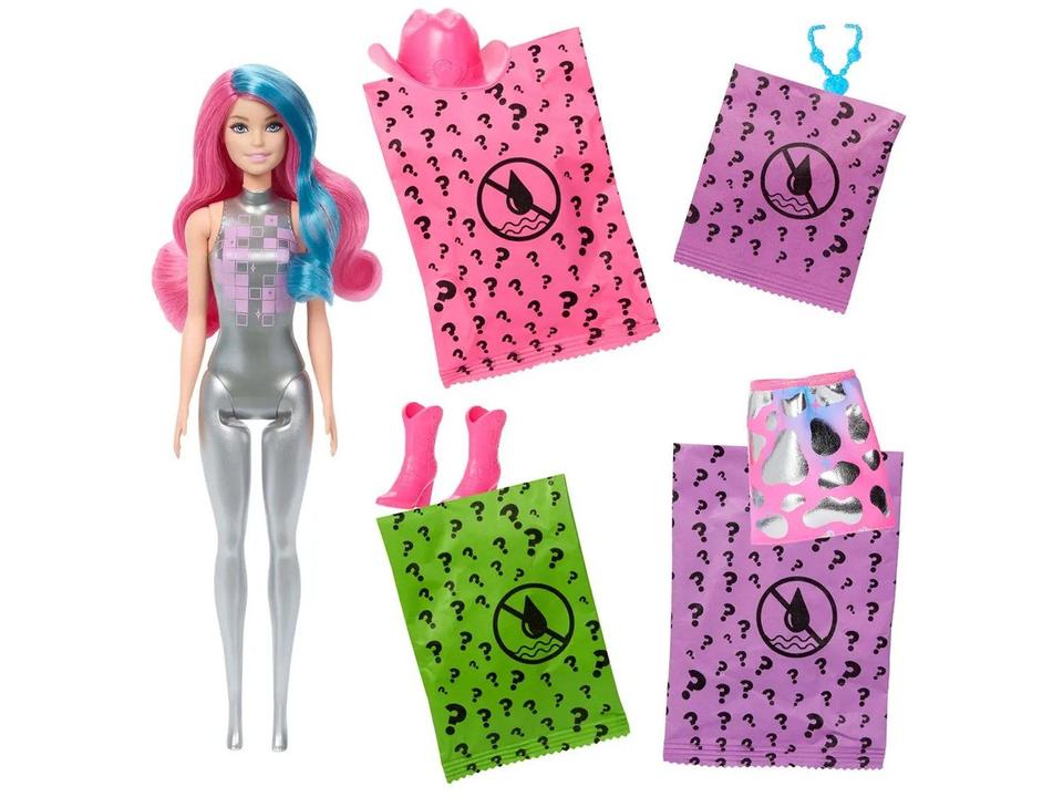 Boneca Barbie Color Reveal Moda Disco - 5