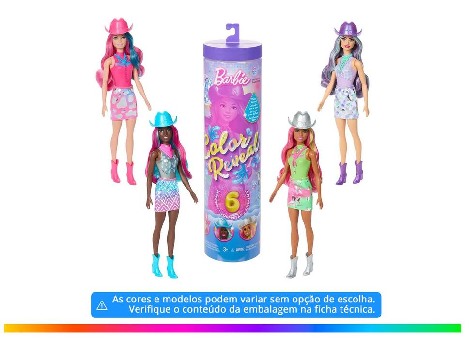 Boneca Barbie Color Reveal Moda Disco - 1