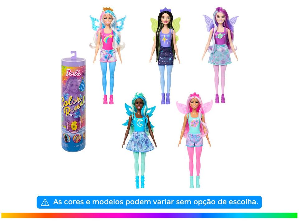 Boneca Barbie Color Reveal Rainbow Galaxy - 1