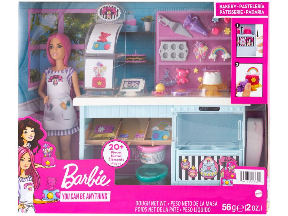 Boneca Barbie Conjunto de Confeitaria para Decorar - 14