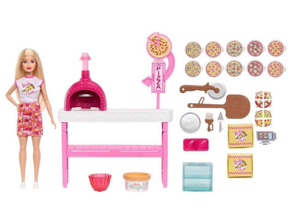 Boneca Barbie Conjunto de Jogo Pizzaria - 3