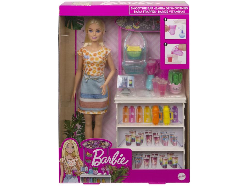 Boneca Barbie Conjunto de Sucos Tropicais - com Acessórios Mattel - 4