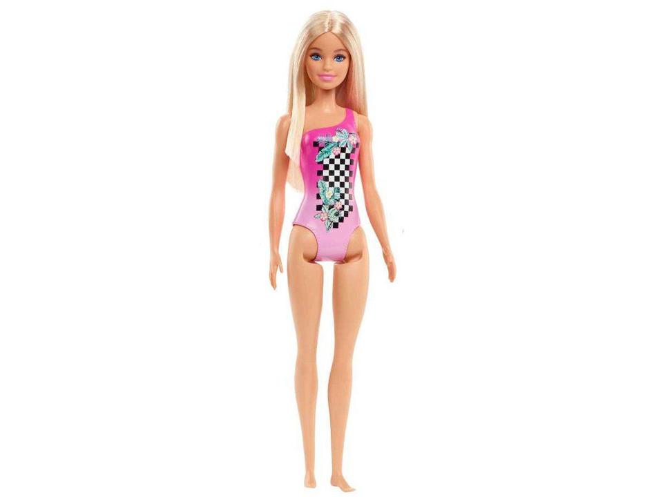 Boneca Barbie de Praia Surpresa Maiô Mattel - 7