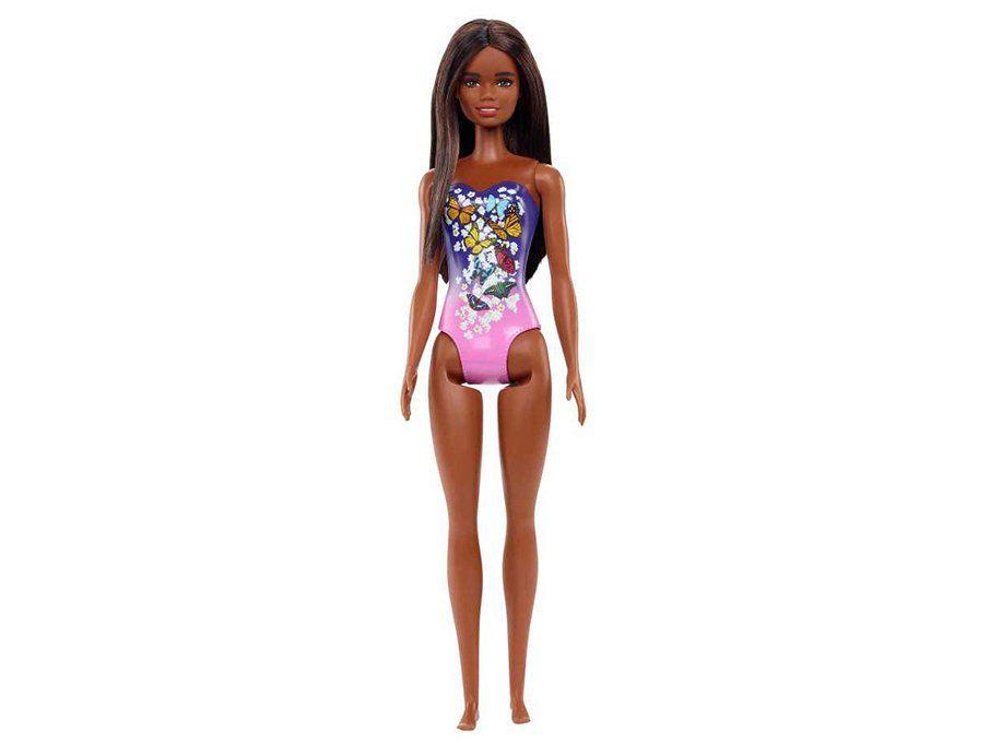 Boneca Barbie de Praia Surpresa Maiô Mattel - 9