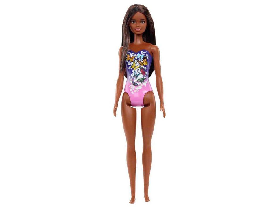 Boneca Barbie de Praia Surpresa Maiô Mattel - 6