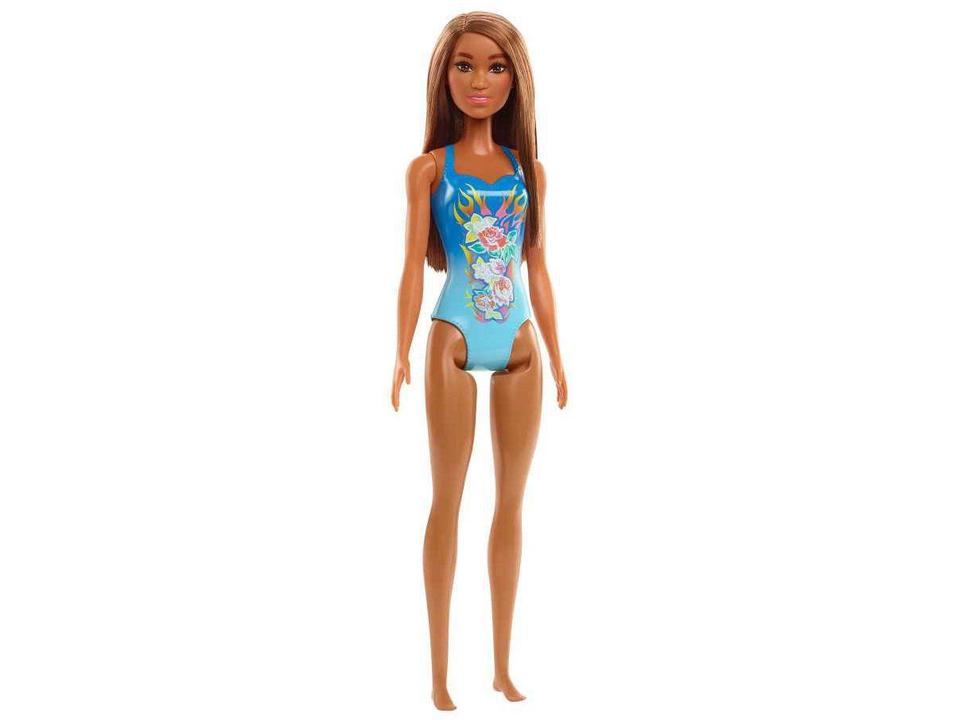 Boneca Barbie de Praia Surpresa Maiô Mattel - 8