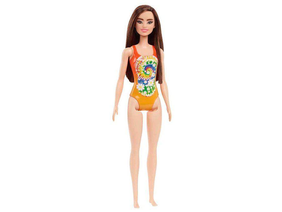 Boneca Barbie de Praia Surpresa Maiô Mattel - 10