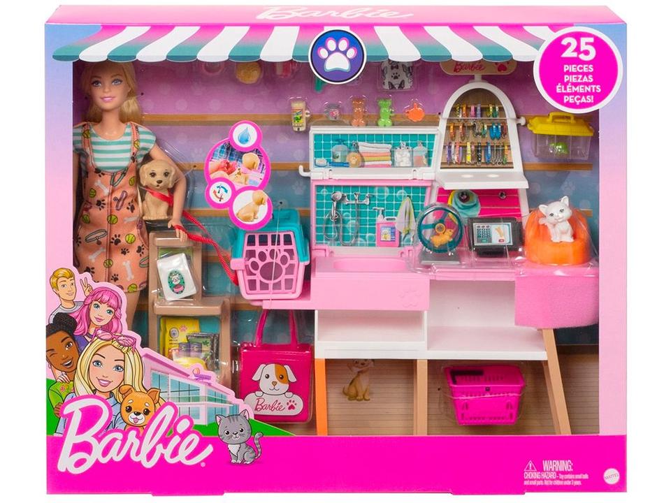 Boneca Barbie Estate Pet Shop com Acessórios - 6