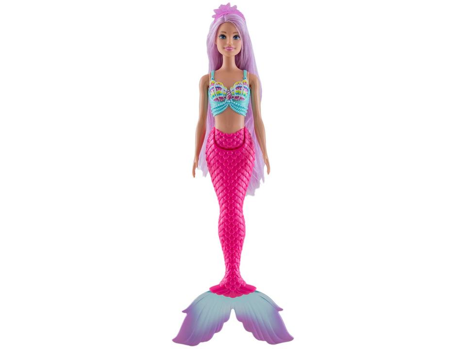 Boneca Barbie Fantasia Sereia Cabelo Longo - 3