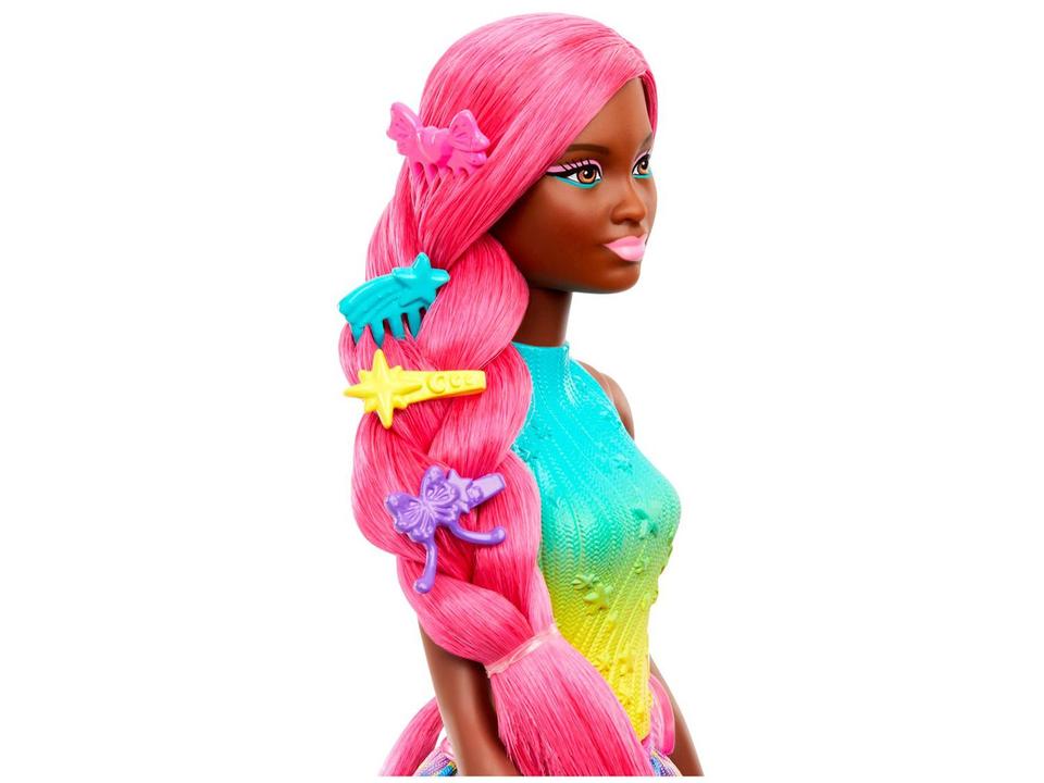 Boneca Barbie Fantasia Sereia Cabelo Longo - 8
