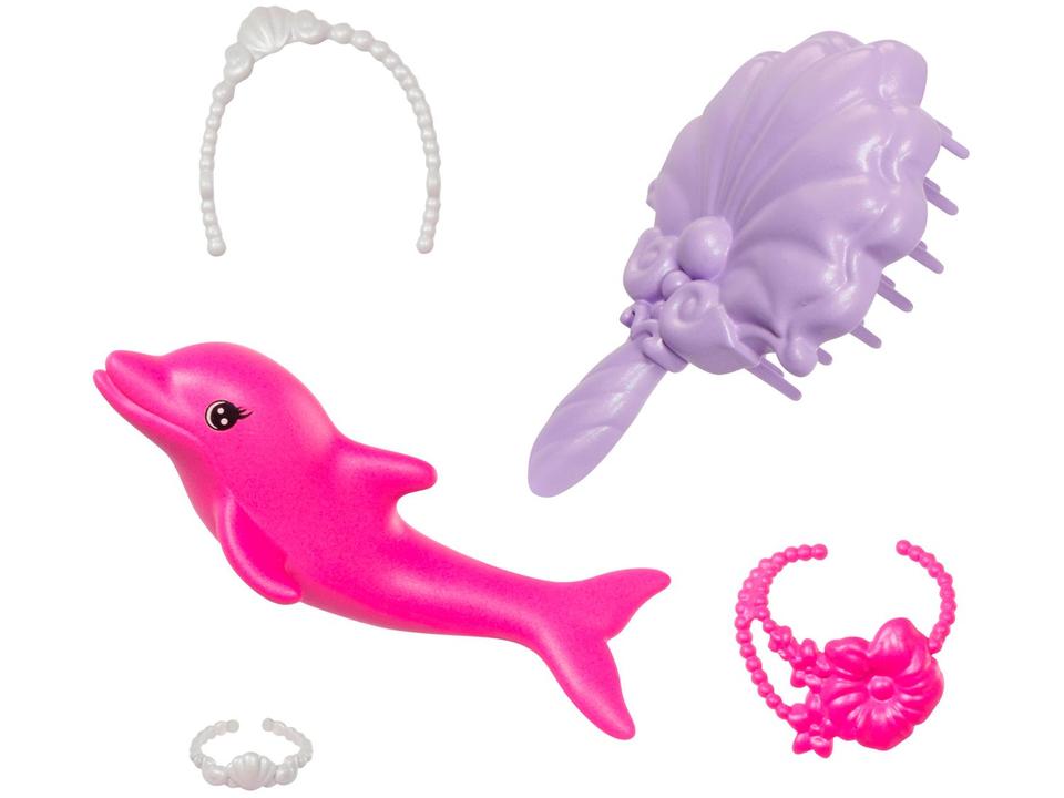 Boneca Barbie Fantasia Sereia Cores Mágicas - 3