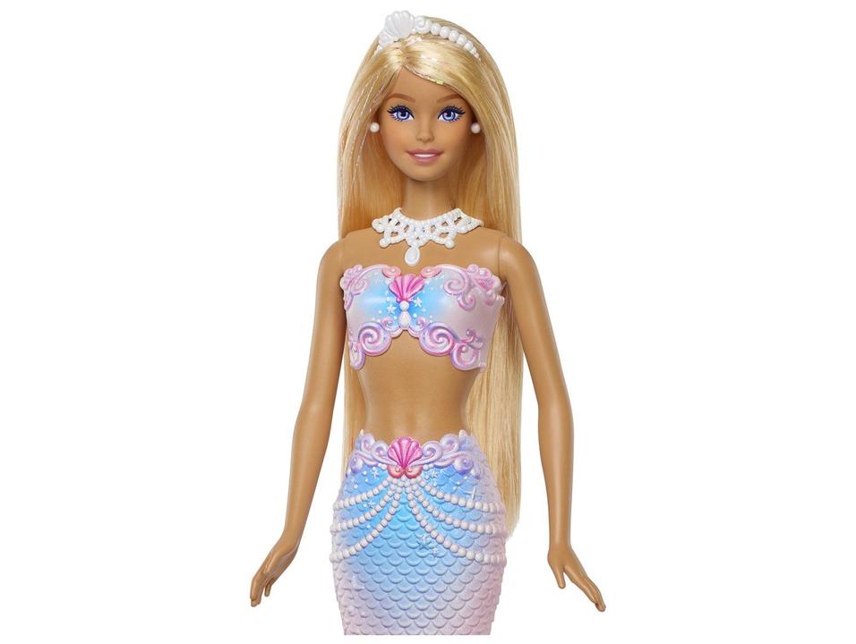 Boneca Barbie Fantasy Sereia Brilhante com Bolhas - 2