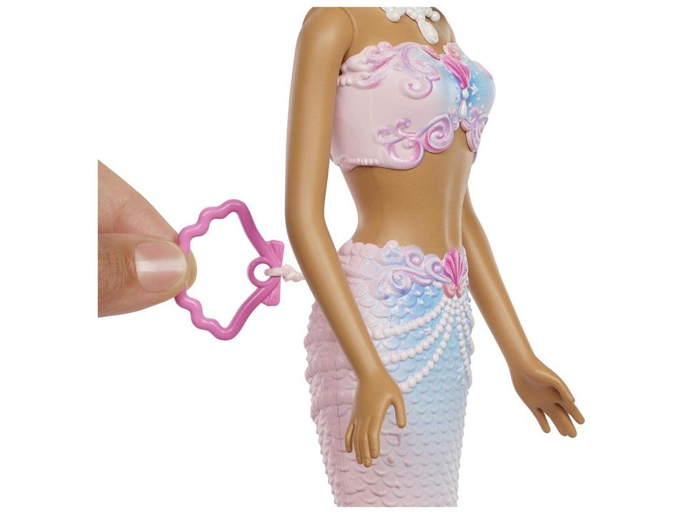 Boneca Barbie Fantasy Sereia Brilhante com Bolhas - 3