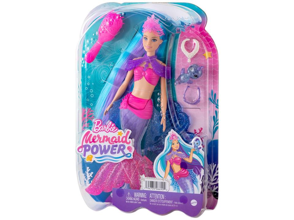 Boneca Barbie Mermaid Power Sirena Malibu - 7