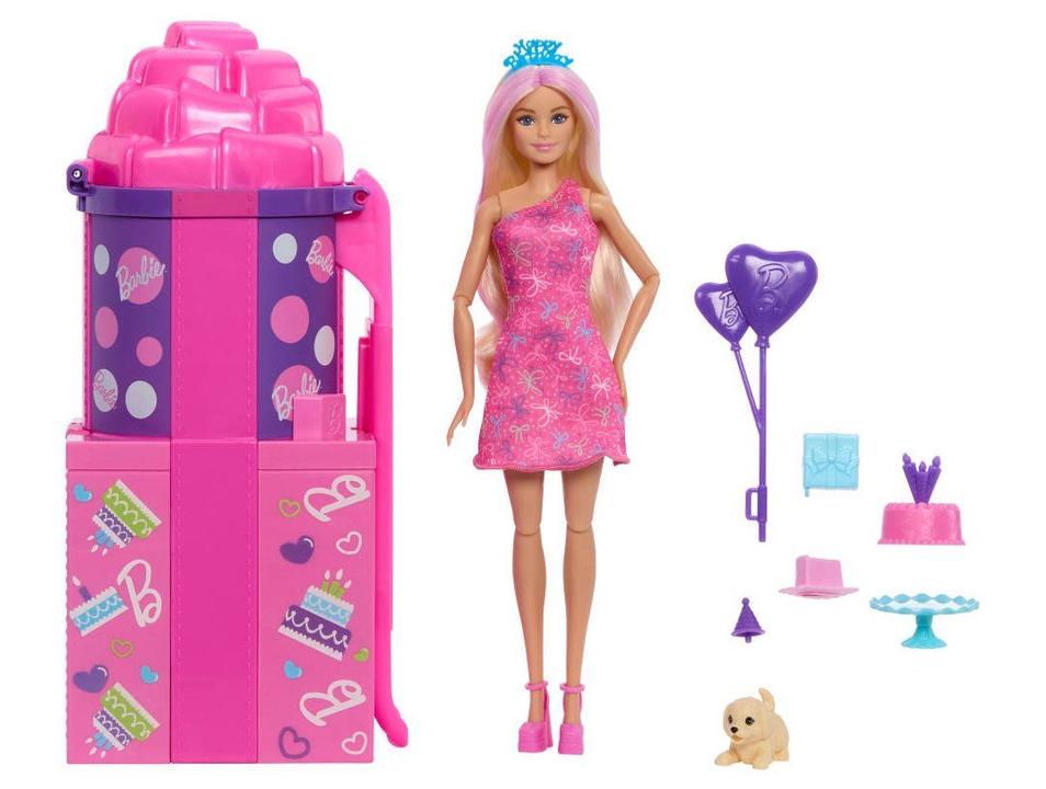 Boneca Barbie Party Unboxed Acessórios Mattel - 5