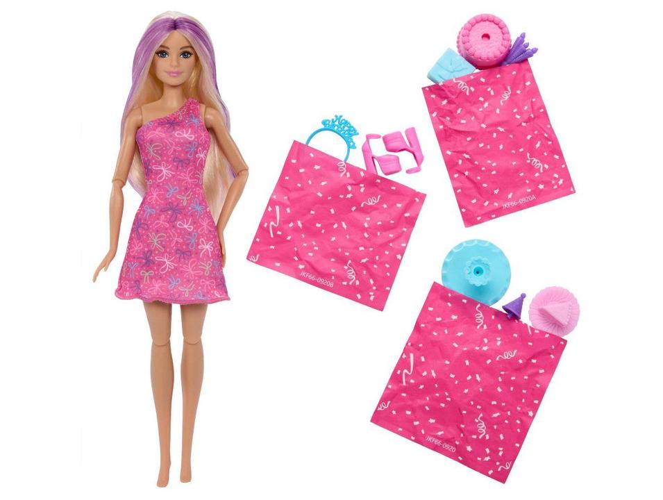 Boneca Barbie Party Unboxed Acessórios Mattel - 4