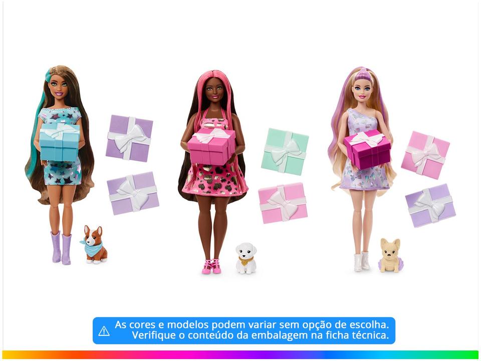 Boneca Barbie Party Unboxed Festa de Pets - 1