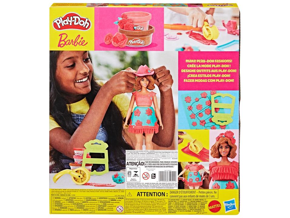 Boneca Barbie Play-Doh Arranjos e Franjas - 11