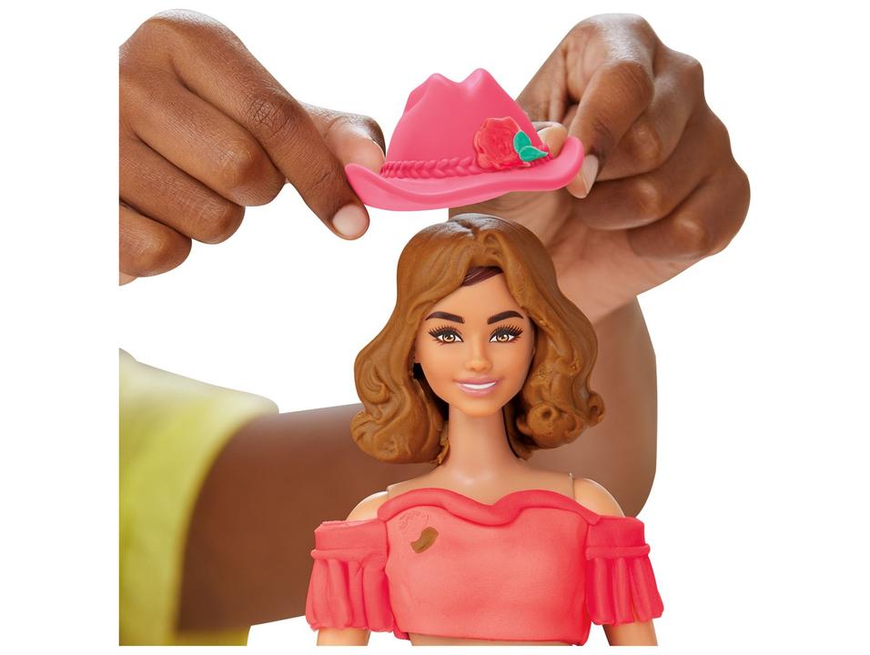 Boneca Barbie Play-Doh Arranjos e Franjas - 3