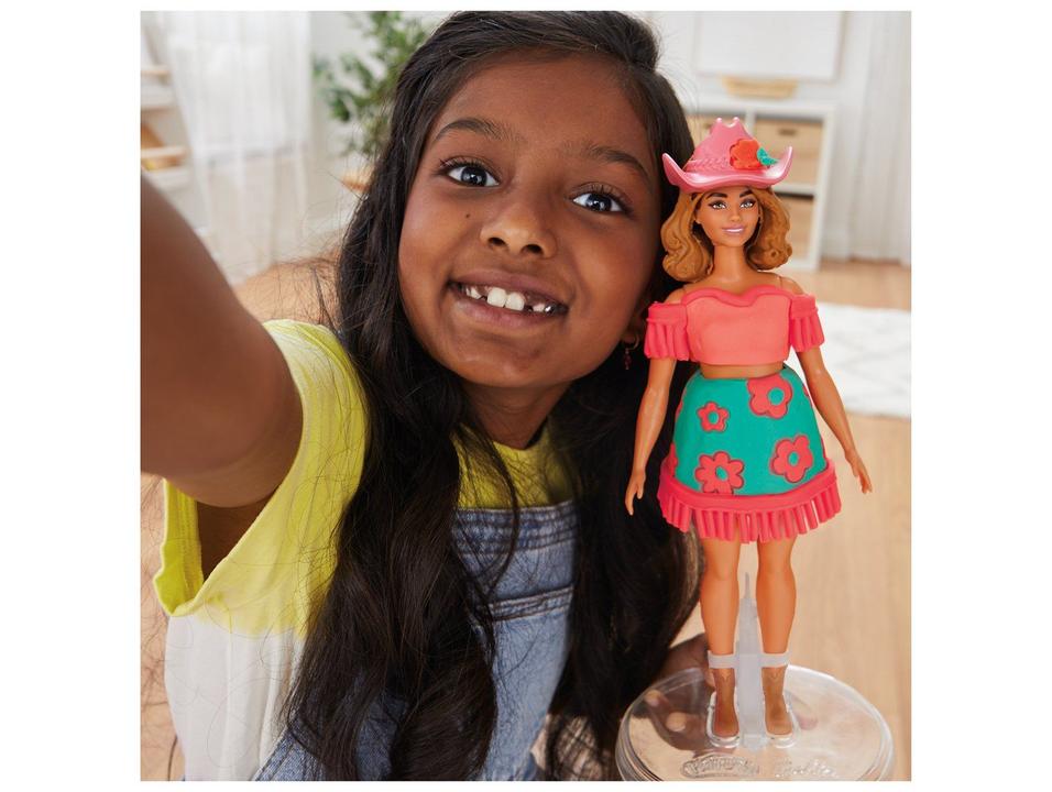 Boneca Barbie Play-Doh Arranjos e Franjas - 1
