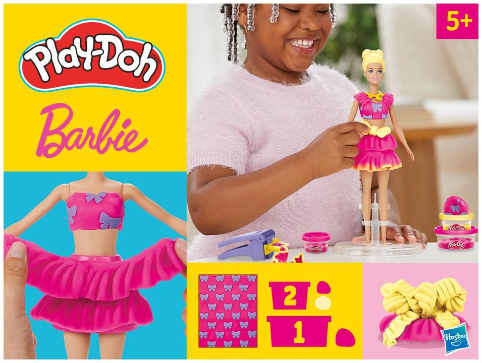 Boneca Barbie Play-Doh Babados e Laços - 1