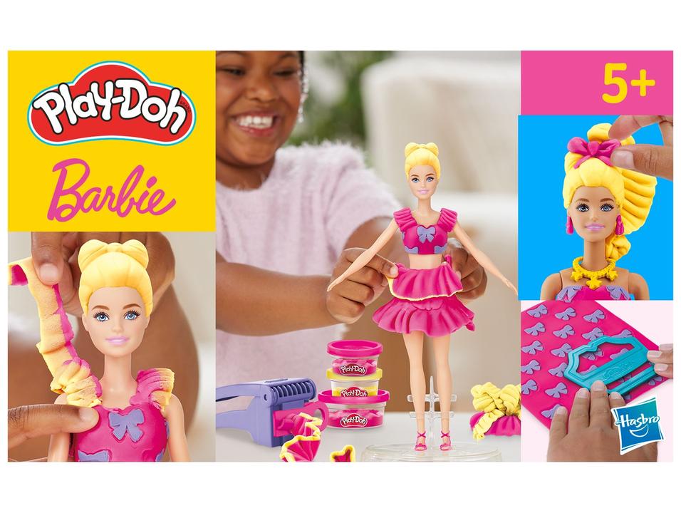 Boneca Barbie Play-Doh Babados e Laços - 2