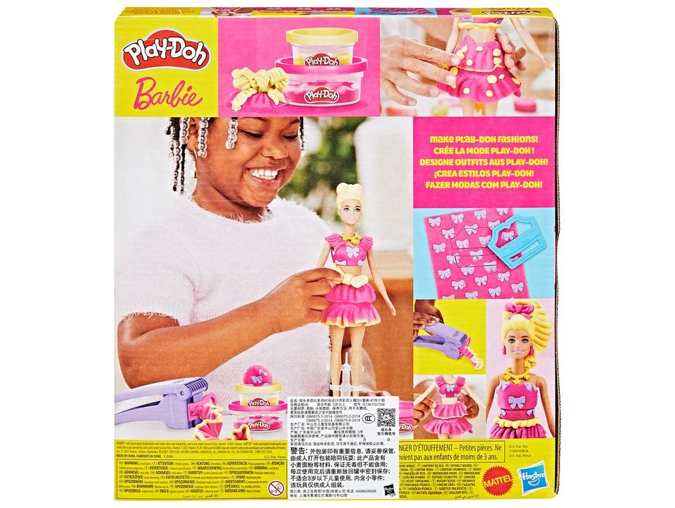 Boneca Barbie Play-Doh Babados e Laços - 8